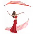 thumbnail image 4 of Traje de danza del vientre para mujer Sunnimix 2x Velo de Poliéster Poi Thrown Balls, 4 of 8