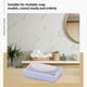 thumbnail image 5 of Juego de accesorios de baño moderno de 4 piezas | Dispensador de jabón, portacepillos, vaso y jabonera | Bandeja organizadora de plástico para encimeras, hoteles y hogar, 5 of 6