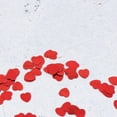thumbnail image 2 of KAKOWELY 2 Paquets 300 Pcs dans 1 Paquet Confettis de Table en Forme de Cœur Rouges en Plastique Confettis de Mariage Paillettes Ornements pour Mariage Carnavals Fête de Noël,0.39"X0.39"X0.02 Pouces, 2 of 4
