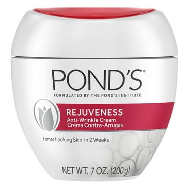 Ponds Rejuveness Anti-Wrinkle Cream 7oz Jar (Pack of 3)