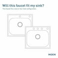 thumbnail image 3 of Moen Align Spot Resist Stainless One-Handle Kitchen Faucet, 3 of 4