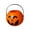 A, variant on Reusable Halloween Pumpkin Basket Candy Bucket with Handle Decoration Holiday Homes Party Supplies