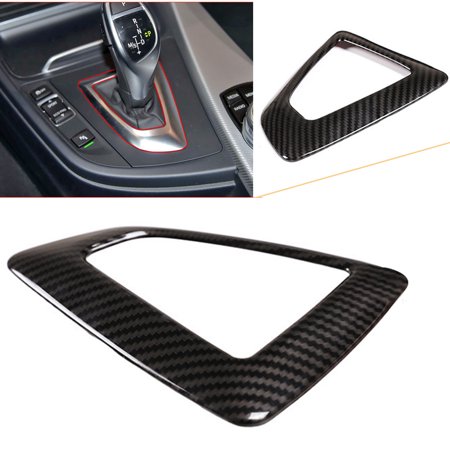 BFY Car Center Control Gear Shift Panel Cover Trim For BMW 3Series F30 2013-2018 & 3 Series GT F34 2014-2018 Carbon Fiber Styling