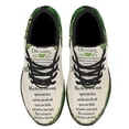 thumbnail image 2 of St Patrick's Day Irish Blessing Shoes Sneakers Black Size 9, 2 of 7