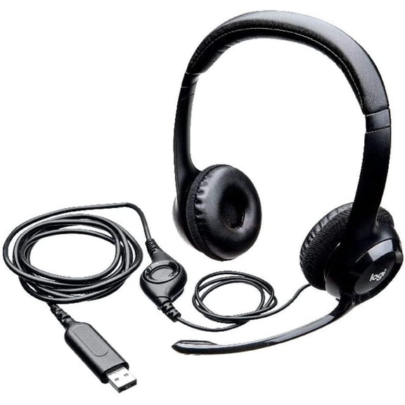 Logitech ClearChat Comfort/USB Headset H390 (Black)