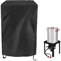 STARTWO Turkey Fryer Cover for CreoleFeast/King Kooker, Waterproof Cover for Crawfish Boiler, Protective Cover for Seafood Boil Pot and Burner kit-15.7" x 15.7" x 29.9"