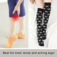 thumbnail image 4 of 3 Pairs Copper Compression Socks for Women & Men Circulation 15-20 mmhg - Better Blood Flow, Swelling, Best Support for Medical, Running, Nursing, 4 of 7