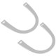 thumbnail image 4 of Asas para bolso de ganchillo, 2 uds., bolsos de repuesto, asa de transporte, asa para hacer monedero, mango transparente en forma de U, 4 of 4