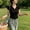 Black, variant on Tops for Women V-Neck Slim Fit Solid Color Short Sleeve Waist Defining Shirt White S