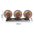 thumbnail image 4 of Enfriador de ventilador de 2 velocidades para automóvil, camión, furgoneta, SUV, RV, ATV, barco (24 V) JShteea Accesorios para autos y motos, 4 of 9