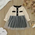 thumbnail image 2 of XEGLSBU Girls Dresses Size 8 Long Sleeve Toddler Girls Long Sleeve Prints Tulle Ruffles Dress Dance Party Dresses Clothes Girls Dresses 4T Winter White Size 12-18 Months, 2 of 7
