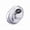 White, variant on 144-language AI translation earbuds with wireless link and USB charging. Practical for travel, business and education.