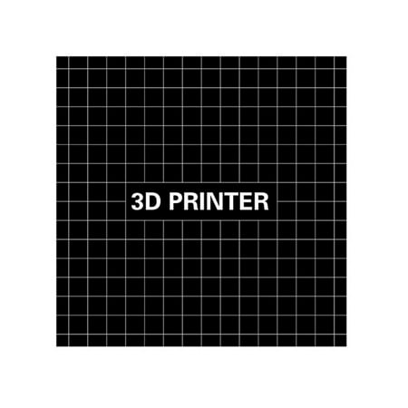 Platform Sticker, 235*235mm/5.25*5.25in 3D Printer Hot Bed Platform Sticker For Creality Ender-3 3D Printer Anti-Warping Edge
