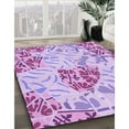 thumbnail image 3 of Ahgly Company Machine Washable Indoor Square Transitional Blossom Pink Area Rugs, 8' Square, 3 of 7