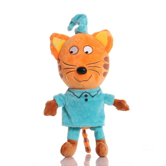 Muñeco de peluche Calicos Cat Blue, 20 cm, en algodón y felpa