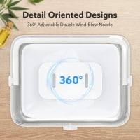 Humidifiers for Bedroom, 6L Cool Mist Humidifiers, 26dB Quiet, 50H Runtime, Top Fill Humidifier for Home, White