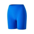 thumbnail image 4 of YDFCWXW Women's Slip Shorts, Comfortable Boyshorts Panties, Anti-chafing Spandex Shorts for Under Dress (Blue, L), 4 of 4