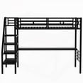 thumbnail image 4 of [Safety for Kids & Multifunctional] Loft Bed - Twin XL | Full Storage & Desk & Secured Metal Slats for Added Safety, 4 of 24