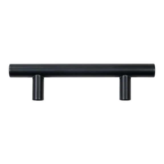 30 Pack Aldhurst Matte Black 3" Center-to-Center Cabinet Hardware Bar Handles Pulls 5" Length