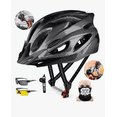 thumbnail image 1 of Casco  Xtellar De Bicicleta Unisex+luz De Bicicleta+gafas+mascara Color Negro, 1 of 2