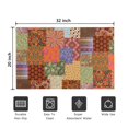thumbnail image 5 of Pioneer Flower Floral Print Pattern Door Rugs,Washable Non Slip Door Mats Indoor,Decorative Door Mats,Entry Mat Indoor for Entrance,Bedroom,Kitchen,Bathroom,20"x32", 5 of 6