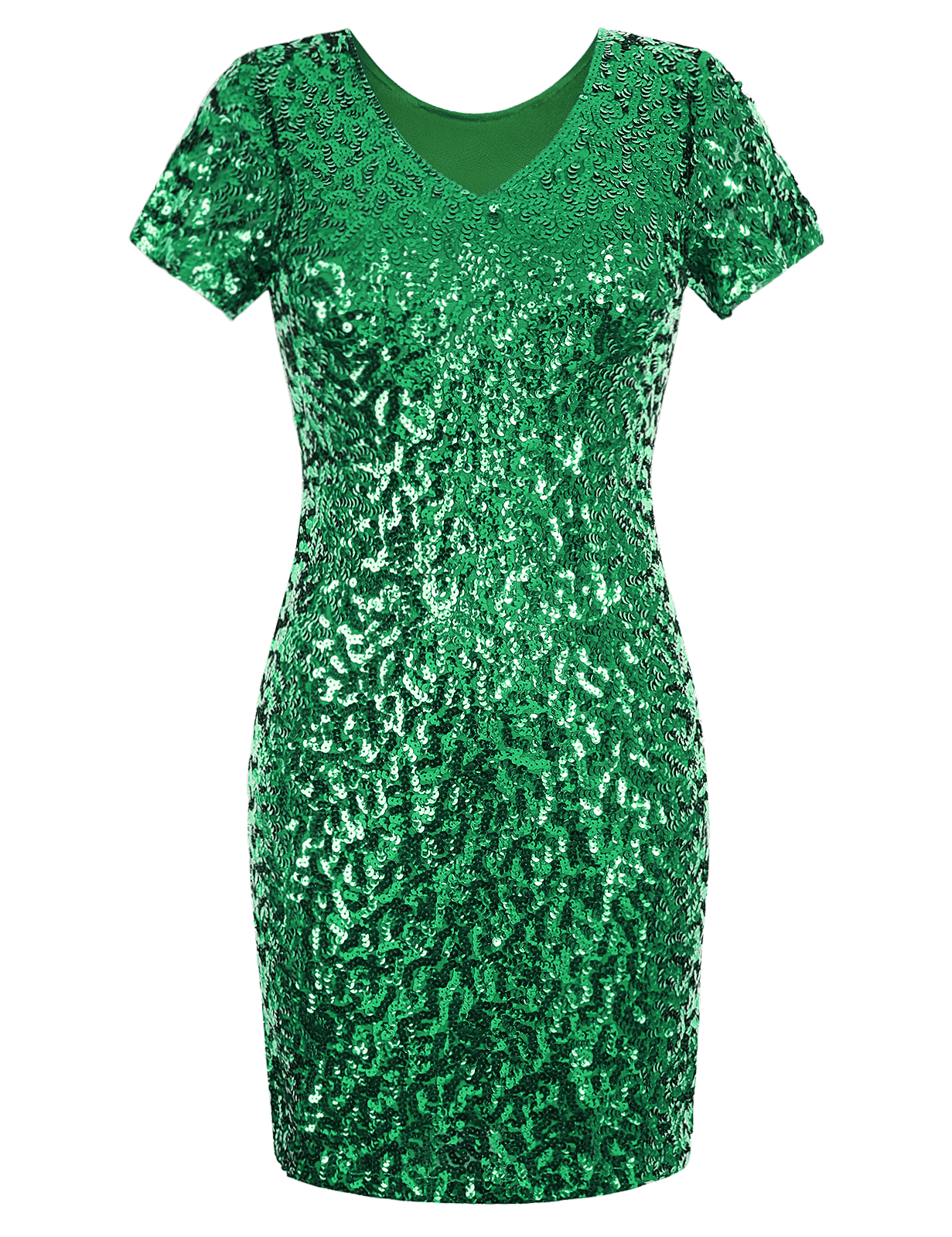 green emerald velvet dress Watch Emerald Green Sequin Prom Dresses with Slit on Amazon Live main image 1