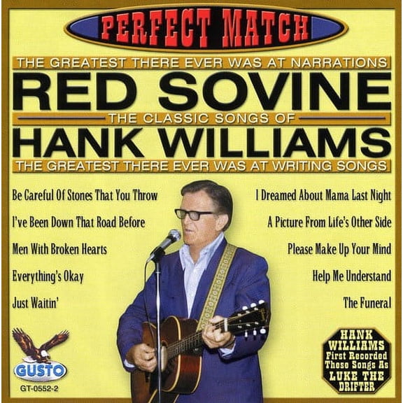 Red Sovine - Perfect Match-Songs of Hank Williams - Country - CD