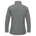 thumbnail image 3 of Little Donkey Andy Women's Lightweight Stand Collar Jacket Water Resistant Windbreaker Fleece Lined Warm Coat Iron Grey S, 3 of 9