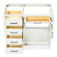 thumbnail image 5 of Ariel Hepburn 42 In. Right Offset Single Sink Base Cabinet In White, 5 of 10