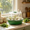 thumbnail image 2 of Planting Box with Adjustable Vents for Temperature And Humidity Control Plant Starter Tray with Transparent Cover Insulated Moisture Retention Stackable Plant Starter Tray for Seeds Growing, 2 of 8
