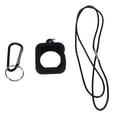 thumbnail image 1 of EeaseCA 42MM Silicone Pendant Case Necklace Hanging Set For Apple Watch Use Watch Accessories(Black), 1 of 7