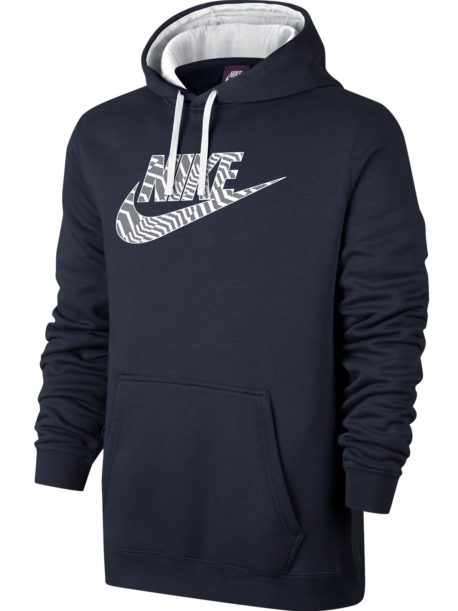 Nike Pullover Men's Hoodie Navy/White 861726-451 - Walmart.com