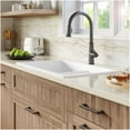 thumbnail image 4 of Karran Usa QT-710-BI-PK1 Quartz Qt 33" Drop In Double Basin Quartz Composite Kitchen Sink, 4 of 7