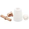 thumbnail image 4 of Kit de 90 consumibles para antorcha de corte de plasma, boquillas de electrodos y copas de porcelana y cobre., 4 of 14