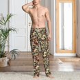 thumbnail image 5 of Vsdgher Skulls1 Print Mens Pajama Pants Sleep & Lounge Pants, PJ Bottoms With elastic waistb and Pockets, 5 of 5