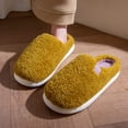 thumbnail image 5 of enyan Womens Slippers Knitted House Slippers for Women Comfy Slip-On Warm House Shoes Women Slipper Yellow Size 6.5-7, 5 of 7