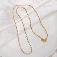 thumbnail image 3 of SHISUYAN 6pcs Plated Rope Chain with Lobster Clasps Stainless Steel Necklace Chain Cable Chain Necklace for Jewelry Making Craft ( Random Style ), 3 of 8
