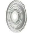 thumbnail image 4 of Ekena Millwork 19"OD x 3 1/2"ID x 1"P Cole Thermoformed PVC Ceiling Medallion (Fits Canopies up to 5 1/8"), Bright Coat Chrome, 4 of 10