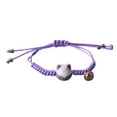 thumbnail image 5 of Hyasfey Wrist Bracelet Ceramic Cat Decor Small Bell Hand Made Adjustable Ornamental Decorate Temperament Braided Rope Charms String Bracelet for Daily Life, 5 of 8