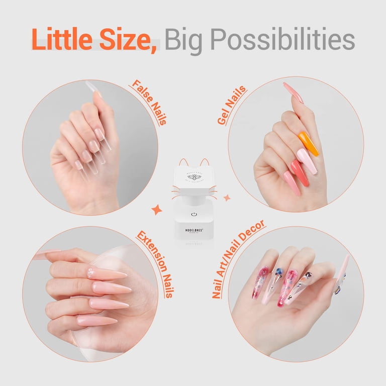 Modelones Mini UV LED Nail Lamp, Portable USB-Powered photo 6