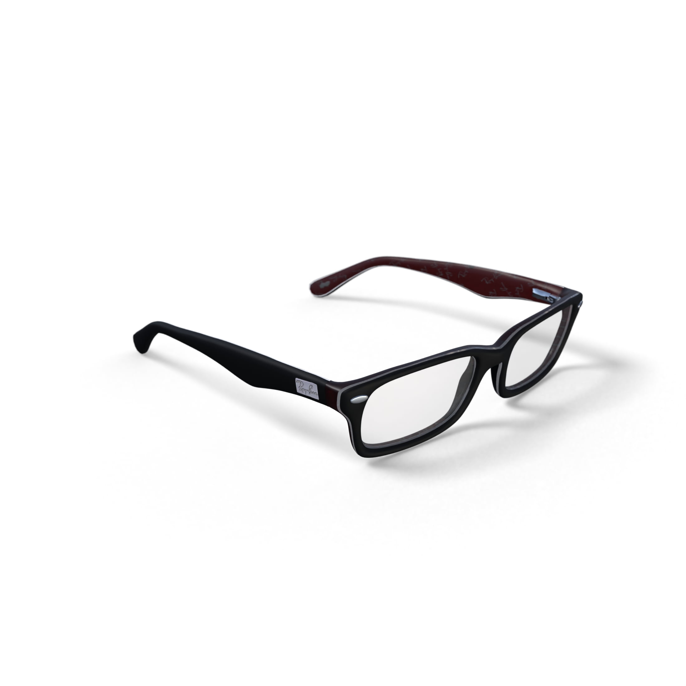 Ray-Ban RB5206 2479 Eyeglasses Womens Black Red RB Logo 52-18-140 Frames Only Amazon.com: Ray-Ban Unisex RX5206 Rectangular Prescription  main image 2