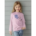 thumbnail image 2 of Very Peri Lazy Cat Art Long Sleeve Toddler -Image by Shutterstock,  3 Toddler, 2 of 4