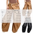 thumbnail image 3 of IUYRTFE Women's High Waist Vintage Washed Jeans with Fold Over Waistband and Wide Leg Baggy Fit Denim Pants, 3 of 5