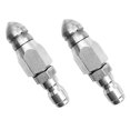 thumbnail image 1 of 2X Boquilla de Chorro de Alcantarilla A Presión con Acero Inoxidable, Conector Rápido de 1/4 de Pulgada, 1 of 5