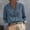 Light Blue, variant on Women's Tops Long Sleeve Plus Size Button Denim Turndown Collar Loose Casual Shirt