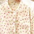 thumbnail image 4 of Splozh Pajama Set for Girls and Boys Comfortable Warm Homewear Set Baby Plush Long Sleepwear Casual Homewear,Pink,2-3 Years, 4 of 4