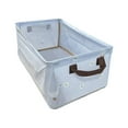thumbnail image 4 of Caja de contenedores de tela organizadora de armario, contenedores de almacenamiento de ropa, contenedores de almacenamiento plegables para el hogar azul, 4 of 9