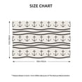 thumbnail image 3 of Rocae Anchors and Ropes Printed Heat Resistant Place Mats,Classic Hemstitch Cloth Fabric Placemats Imitation Linen Place Mat Table Mats 18x12 inch, 3 of 9