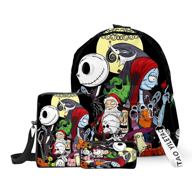 Set de 3 mochilas Nightmares Before Christmas Jack Skellington