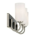 thumbnail image 2 of Solia 3-Light Bathroom Vanity Light in Brushed Nickel, 2 of 12